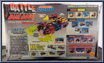 Cyber'trol Featuring Evil Alien Interceptor from Battle Builders - System 2000 manufactured by Toy Biz [Back]