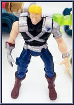 Road Shock Featuring Rebel Hero Razor from Battle Builders - System 2000 manufactured by Toy Biz [Loose]