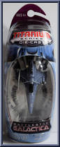 Colonial Viper Mark VII from Battlestar Galactica - Titanium Series (Die-Cast) manufactured by Galoob [Front]