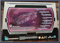 Galactica from Battlestar Galactica - Titanium Series (Die-Cast) manufactured by Galoob [Back]