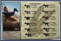 Velociraptor osmolskae (Blue) from Beasts of the Mesozoic - Raptor Series manufactured by Creative Beast Studio [Back]
