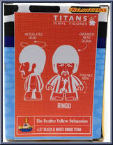 Ringo Starr (Black & White) from Beatles - 4.5" Scale manufactured by Titan Merchandise [Back]