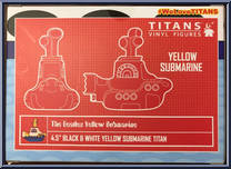 Yellow Submarine (Black & White) from Beatles - 4.5" Scale manufactured by Titan Merchandise [Back]