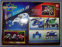 Blue Stinger AV from Beetleborgs - Vehicles manufactured by Bandai [Back]