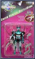 Green Hunter Beetleborg (Pinching Claw) from Beetleborgs - Action Features manufactured by Bandai [Front]