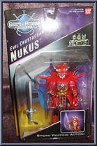 Nukus from Beetleborgs Metallix - Evil Crustaceans manufactured by Bandai [Front]
