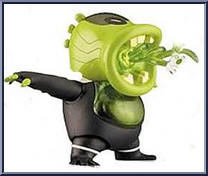 Upchuck from Ben 10 - Series 2 - Battle Versions manufactured by Bandai [Loose]