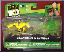 Armodrillo & Ampfibian from Ben 10 Omniverse - 2-Packs manufactured by Bandai [Front]