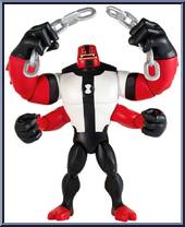Four Arms from Ben 10 - Basic Series manufactured by Playmates [Loose]