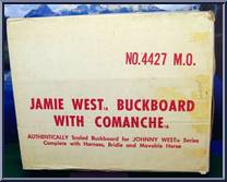 Buckboard, Jamie West, Comanche Action Figure