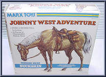 Buckskin (Palomino) from Best of the West - Johnny West Adventure - Accessories manufactured by Marx [Front]