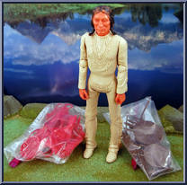 Chief Cherokee (Cream, Red Acc) from Best of the West - Johnny West Adventure manufactured by Marx [Loose]