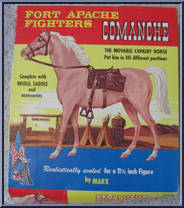 Comanche (Taupe Palomino) from Best of the West - Fort Apache Fighters - Accessories manufactured by Marx [Front]