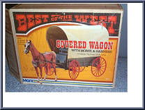 Covered Wagon & Wheeled Horse from Best of the West - Best of the West - Accessories manufactured by Marx [Front]