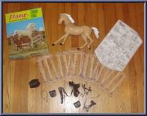 Flame & Corral Fence (Bay or Palomino) Action Figure
