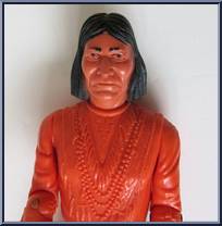 Geronimo (Orange) from Best of the West - Johnny West Adventure manufactured by Marx [Loose]