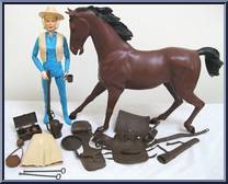 Jane West & Flame (Bay & Palomino) Action Figure