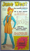 Jane West (Maroon, Pink) from Best of the West - Int'l Canada Variations manufactured by Marx [Front]