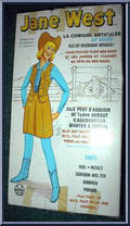 Jane West (Maroon, Pink) from Best of the West - Int'l Canada Variations manufactured by Marx [Front]