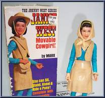 Janice West (Blue or Turquoise) from Best of the West - Johnny West manufactured by Marx [Loose]
