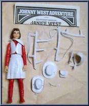 Janice West (Red) from Best of the West - Johnny West Adventure manufactured by Marx [Loose]