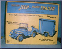 Jeep & Trailer Set from Best of the West - Johnny West - Accessories manufactured by Marx [Back]
