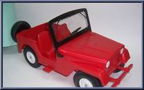 Jeep & Trailer Set from Best of the West - Johnny West - Accessories manufactured by Marx [Loose]