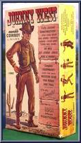 Johnny West (Dark Carmel) from Best of the West - Int'l Canada Variations manufactured by Marx [Front]