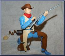 Johnny West (Quick Draw, Blue) from Best of the West - Johnny West Adventure manufactured by Marx [Loose]