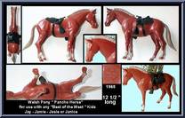 Pancho (Sorrel) from Best of the West - Johnny West - Accessories manufactured by Marx [SiggyBoy's Collection]