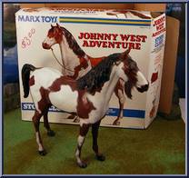 Storm Cloud (Pinto) from Best of the West - Johnny West Adventure - Accessories manufactured by Marx [Loose]