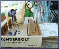 Thunderbolt (Palimino) from Best of the West - Johnny West - Accessories manufactured by Marx [Loose]