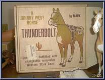 Thunderbolt (Palimino) from Best of the West - Johnny West - Accessories manufactured by Marx [Loose]