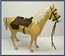 Thunderbolt (Palomino) from Best of the West - Johnny West Adventure - Accessories manufactured by Marx [Loose]