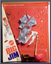 Baseball - Pro (Striped) from Big Jim - Big Jim Outfits: Action Sets manufactured by Mattel [Front]