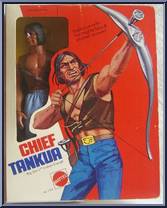 Chief Tankua (USA Box) from Big Jim - Old West Figures manufactured by Mattel [Front]