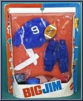 Football (Blue) from Big Jim - Big Jim Outfits: All Star manufactured by Mattel [Front]