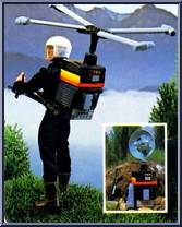 Gyrocopter & Detection Backpack Action Figure