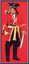 Pirate Captain Outfit from Big Jim - Pirate Action Set manufactured by Mattel [Loose]