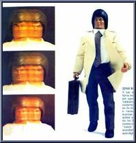 Secret Agent 004 (3 Faces) (Blue Pants) from Big Jim - Spy Figures manufactured by Mattel [Loose]