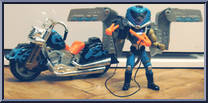 Meteor-Bashin' Throttle from Biker Mice From Mars - Astro Bro's manufactured by Galoob [Loose]