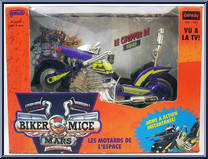 Modo's Mondo Chopper (Flat Saddle) from Biker Mice From Mars - Basic Vehicles & Playsets manufactured by Galoob [Front]