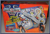 Motorized Lap Top Race Track  from Biker Mice From Mars - Games manufactured by Galoob [Front]