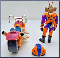 Street Bike Gift Set - Throttle from Biker Mice From Mars - Gift Sets manufactured by Galoob [Loose]