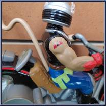Throttle's Blazin' Cycle from Biker Mice From Mars - Basic Vehicles & Playsets manufactured by Galoob [Loose]