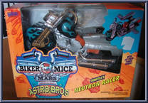Throttle's Neutron Racer from Biker Mice From Mars - Astro Bro's Vehicles manufactured by Galoob [Front]