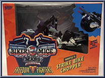 Throttle's Strike Bike Chopper from Biker Mice From Mars - Freedom Fighters Vehicles manufactured by Galoob [Front]