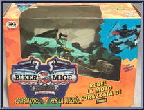 Vinnie's Rebel Rocket Cycle from Biker Mice From Mars - Freedom Fighters Vehicles manufactured by Galoob [Front]