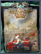 Vinnie from Biker Mice From Mars - On Bikes manufactured by Bullyland [Front]