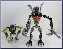 Mutran and Vican from Bionicle - 2008 manufactured by Lego [Loose]